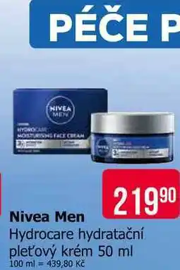 Teta Nivea Men Hydrocare hydratační pleťový krém nabídka