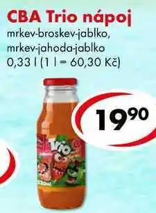 CBA CBA Trio nápoj nabídka