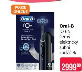 Oral-B iO 6N černý elektrický zubní kartáček