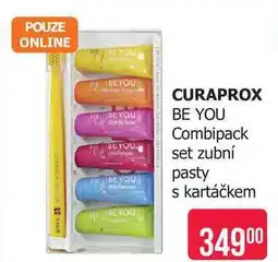 Teta CURAPROX Combipack set zubní pasty s kartáčkem nabídka