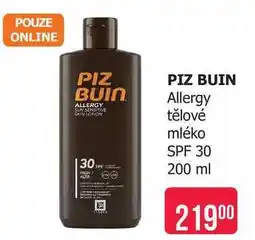 Teta PIZ BUIN Allergy tělové mléko SPF 30 nabídka