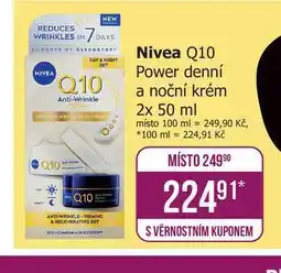 Teta Nivea Q10 Power denní a noční krém nabídka