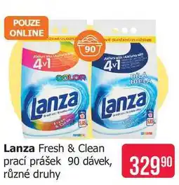 Teta Lanza Fresh & Clean prací prášek 90 dávek nabídka