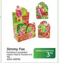 Tamda Foods Jimmy Fox bonbóny s praskající náplní Foot & Thumb mix nabídka