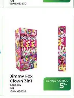 Tamda Foods Jimmy Fox Clown 3in1 bonbony nabídka