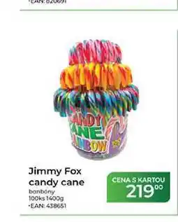 Tamda Foods Jimmy Fox candy cane bonbóny 100ks nabídka