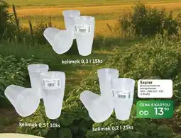 Tamda Foods Sapler plastový kelímek transparentní 10ks 25ks 0,21 0,5 3 druhy nabídka