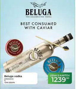 Tamda Foods Beluga vodka celebration nabídka
