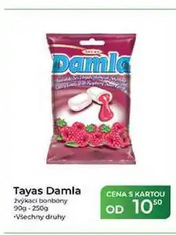 Tamda Foods Tayas Damla žvýkací bonbóny 90g-250g nabídka