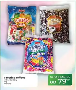 Tamda Foods Prestige Toffees měkké bonbony 1kg 3 druhy nabídka