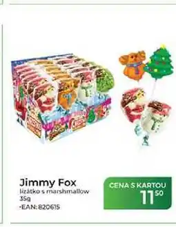 Tamda Foods Jimmy Fox lízátko s marshmallow nabídka