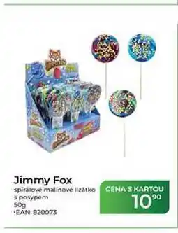 Tamda Foods Jimmy Fox spirálové malinové lízátko s posypem nabídka
