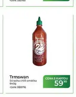 Tamda Foods Trmswan Sriracha chilli omáčka nabídka