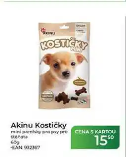 Tamda Foods Akinu Kostičky mini pamlsky pro psy pro štěňata nabídka