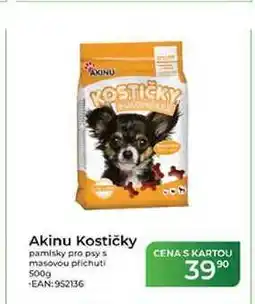 Tamda Foods Akinu Kostičky pamlsky pro psy s masovou příchutí nabídka