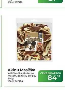 Tamda Foods Akinu Masíčka králičí ouška s kuřecím masem, pamlsky pro psy nabídka