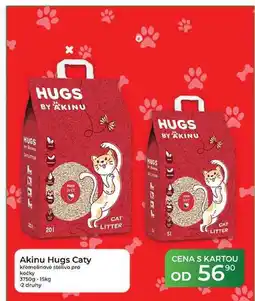 Tamda Foods Akinu Hugs Caty křemelinové stelivo pro kočky 3750g-15kg nabídka