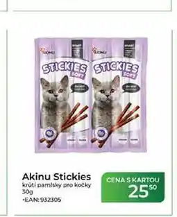 Tamda Foods Akinu Stickies krútí pamlsky pro kočky nabídka