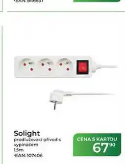 Tamda Foods Solight prodlužovací přívod s vypínačem 1,5m nabídka