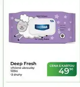 Tamda Foods Deep Fresh vlhčené ubrousky 120ks +3 druhy nabídka