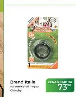 Tamda Foods Brand Italia náramek proti hmyzu 3 druhy nabídka