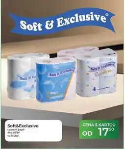 Tamda Foods Soft&Exclusive toaletní papír 4ks 2V/3V nabídka