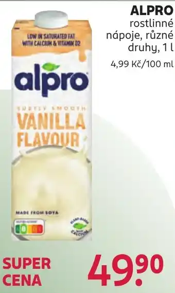 Alpro rostlinné nápoje
