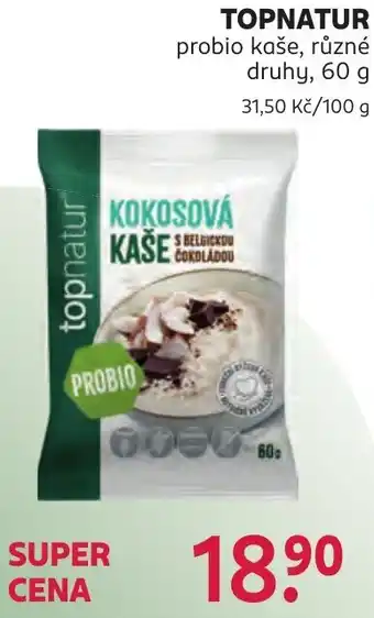 Topnatur kokosová kaše s belgickou čokoládou
