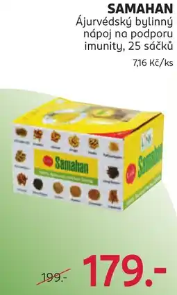 Rossmann Samahan ájurvédský bylinný nápoj na podporu imunity nabídka