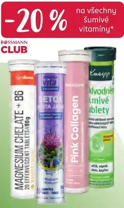 Rossmann Rossmann club na vsechny sumivé vitamíny nabídka