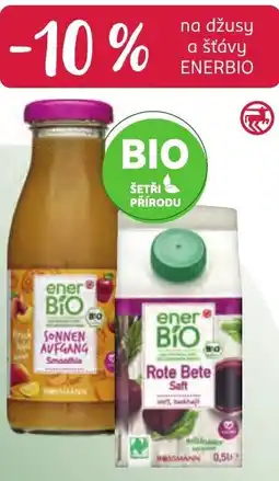 Rossmann Enerbio na džusy a šťávy nabídka