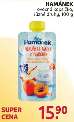Rossmann Hamánek ovocná kapsička nabídka