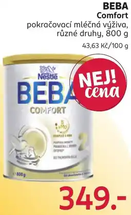 Rossmann Nestlé BEBA Comfort nabídka