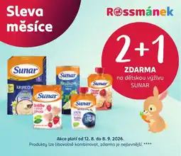 Rossmann Sunar na dětskou výživu nabídka