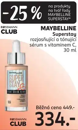Rossmann Maybelline Super Stay nabídka