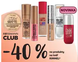 Rossmann Rimmel produkty na tvář nabídka