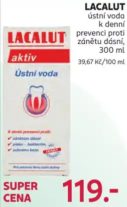 Rossmann Lacalut aktiv ústní voda nabídka
