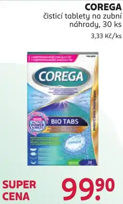 Rossmann Corega čistící tablety na zubní náhrady nabídka
