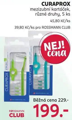 Rossmann Curaprox mezizubní kartáček nabídka