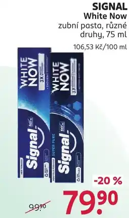Rossmann Signal White Now nabídka