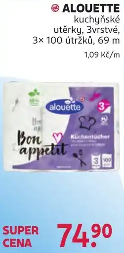 Rossmann Alouette kuchyňské utěrky nabídka