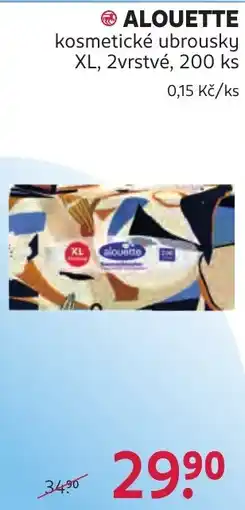 Rossmann Alouette kosmetické ubrousky nabídka