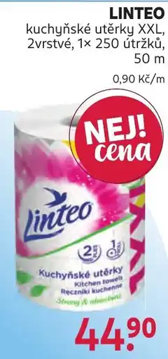 Rossmann Linteo kuchyňské utěrky XXL nabídka