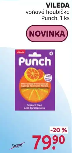 Rossmann Vileda voňavá houbička Punch nabídka