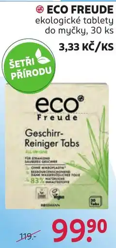Rossmann Eco Freude ekologické tablety do myčky nabídka