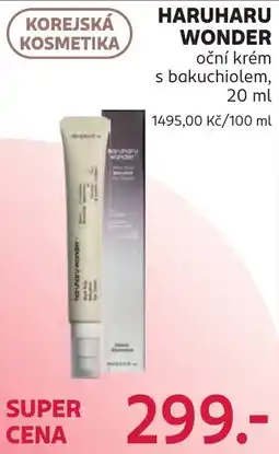 Rossmann Haruharu Wonder oční krém s bakuchiolem nabídka