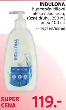 Rossmann Indulona hydratační tělové mléko nebo krém nabídka