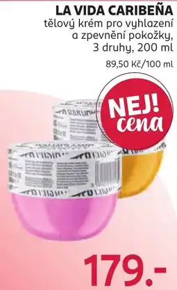 Rossmann La vida caribeña tělový krém nabídka