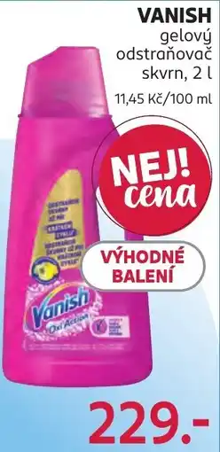 Rossmann Vanish gelový odstraňovač skvrn nabídka