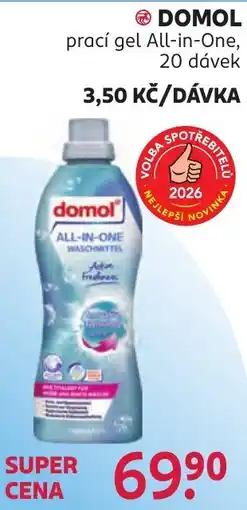 Rossmann Domol prací gel All-in-One nabídka